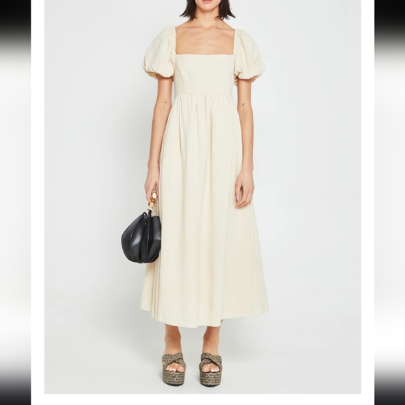 NWT! O.P.T. (oneprettytime), Zeoli Dress, Cream, Size XL, MSRP $158 - Picture 1 of 12